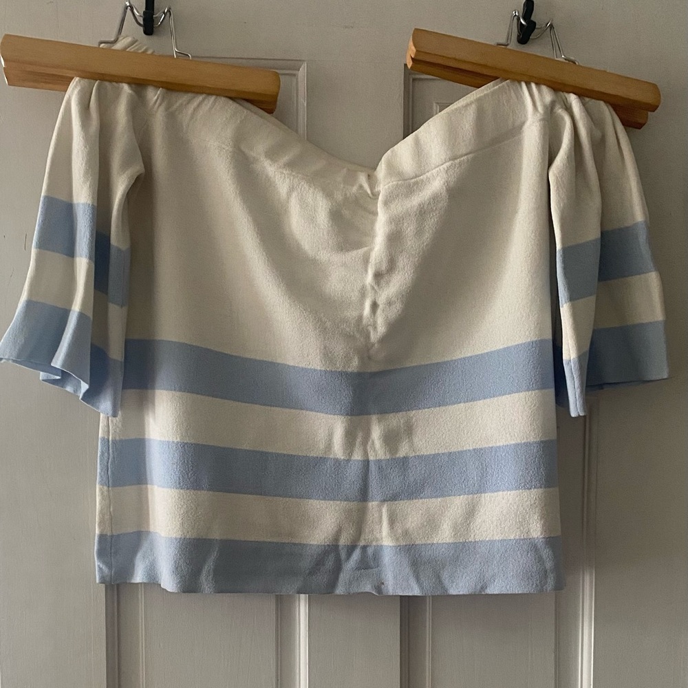ASOS Off The Shoulder Striped Top